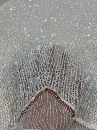 Imagine Fjola Bridal - Broderie cu margele si paiete pe dantela