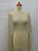 Imagine Diamond Fishnet - Broderie cu franjuri din cristale Ivory