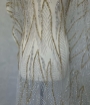Imagine Bubble Gold Broderie cu cristale argintii & aurii si margele -ivory