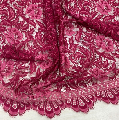 Picture of Red/Fuchsia Solstiss Lace