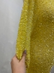 Imagine Broderie tip plasa Yellow Sequins