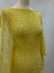 Imagine Broderie tip plasa Yellow Sequins