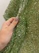 Imagine Broderie tip dantela verde fistic