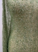 Imagine Broderie tip dantela verde fistic