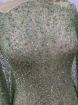Imagine Broderie tip dantela verde fistic