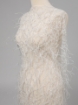 Imagine Pearl Web Feathers - Broderie cu perle si pene - white