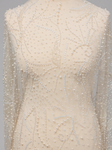 Imagine Ivory Pearls - Broderie cu mărgele, perle și paiete Ivory