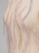 Imagine Aurora Pastel Broderie multicolora cu franjuri