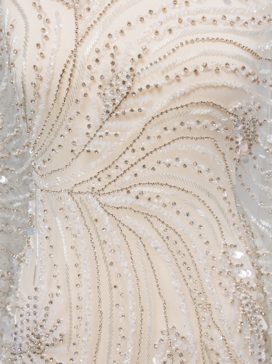 Imagine Bridal Muse - Broderie cu margele, perle si cristale - alb