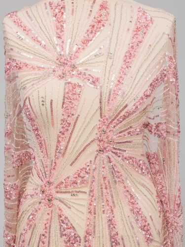 Imagine Celesse - Broderie cu cristale si margele roz