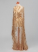 Imagine Celesse Broderie cu cristale si margele - gold whisky