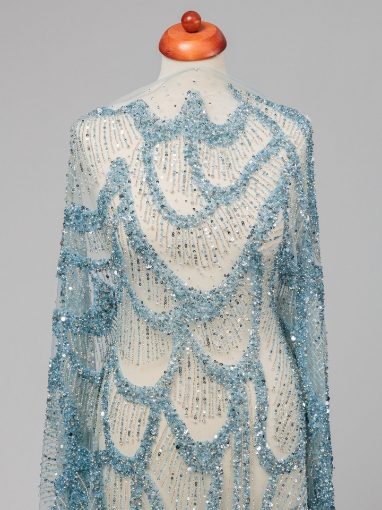 Imagine Topaz Diamonds - Broderie cu margele, cristale si paiete - turcoaz