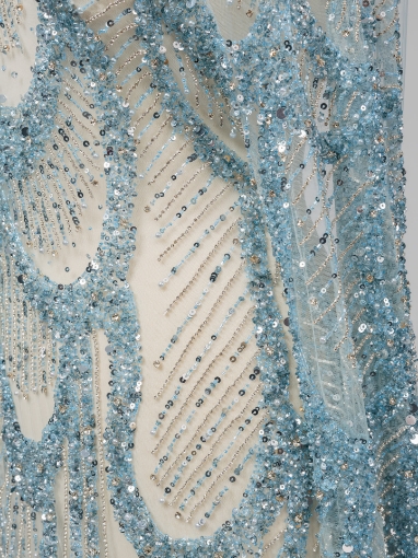 Imagine Topaz Diamonds - Broderie cu margele, cristale si paiete - turcoaz