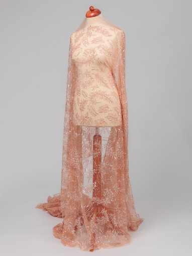 Imagine Spring - Broderie somon cu cristale - rosé