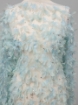Imagine Light Blue Feathers - Broderie cu pene, perle si margele blue