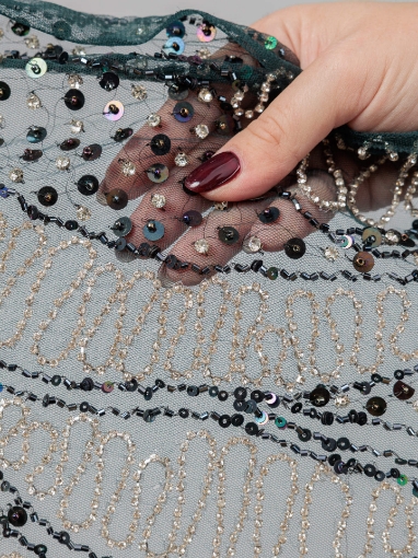 Imagine Marina Stones - Broderie cu margele si cristale multicolore