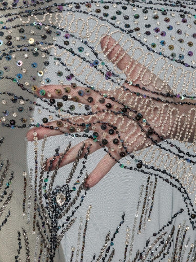 Imagine Marina Stones - Broderie cu margele si cristale multicolore