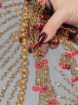 Imagine Red & Gold Stones Broderie cu margele si cristale - multicolor