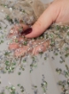 Imagine Pistachio - Broderie cu mărgele și cristale verde fistic