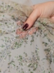 Imagine Pistachio - Broderie cu mărgele și cristale verde fistic