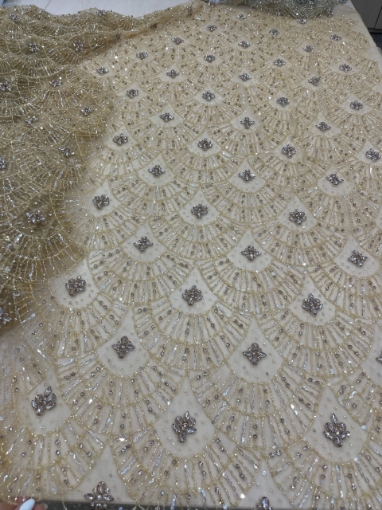 Imagine Bright Gold Broderie cu cristale si margele - gold