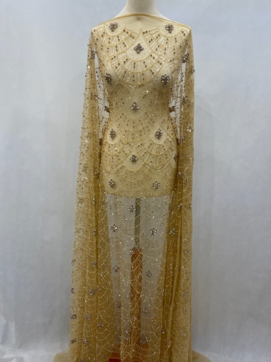 Imagine Bright Gold Broderie cu cristale si margele - gold