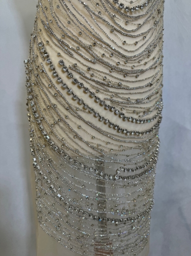 Imagine Tennis Diamonds Panou rochie cu cristale liniare silver