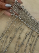 Imagine Tennis Diamonds Panou rochie cu cristale liniare silver
