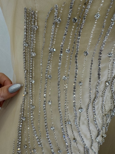 Imagine Tennis Diamonds Panou rochie cu cristale liniare silver