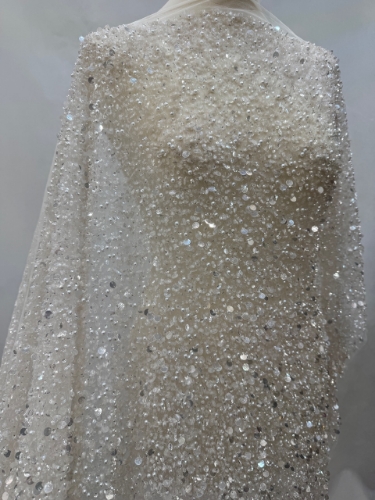 Imagine Broderie cu perle si paiete Pearl Glam