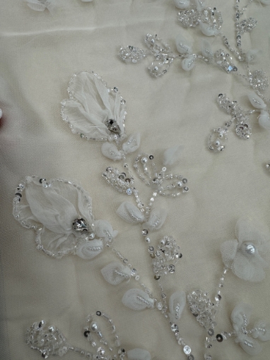 Imagine Broderie cu flori 3d decupabile Valerdi