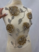 Imagine Gold Roses - Panou floral aplicatie gold&silver