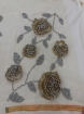 Imagine Gold Roses - Panou floral aplicatie gold&silver