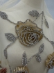 Imagine Gold Roses - Panou floral aplicatie gold&silver