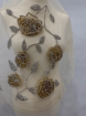 Imagine Gold Roses - Panou floral aplicatie gold&silver