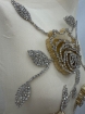 Imagine Gold Roses - Panou floral aplicatie gold&silver
