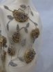 Imagine Gold Roses - Panou floral aplicatie gold&silver