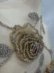 Imagine Gold Roses - Panou floral aplicatie gold&silver