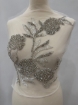 Imagine Silver Leafs - Panou floral aplicatie silver - white