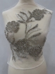 Imagine Silver Leafs - Panou floral aplicatie silver - white