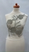 Imagine Silver Leafs - Panou floral aplicatie silver - white