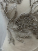Imagine Silver Leafs - Panou floral aplicatie silver - white
