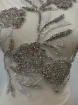 Imagine Silver Leafs - Panou floral aplicatie silver - white
