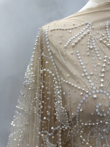 Imagine Ivory Pearls - Broderie cu mărgele, perle și paiete Ivory