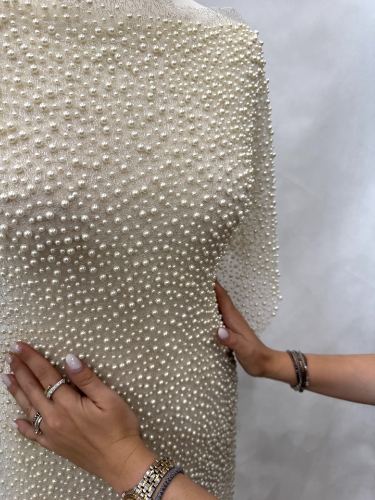 Imagine Majestic Pearls - Broderie tip plasa cu perle 