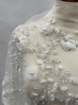 Imagine Valerdi Broderie cu flori 3d white