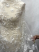 Imagine Valerdi Broderie cu flori 3d white