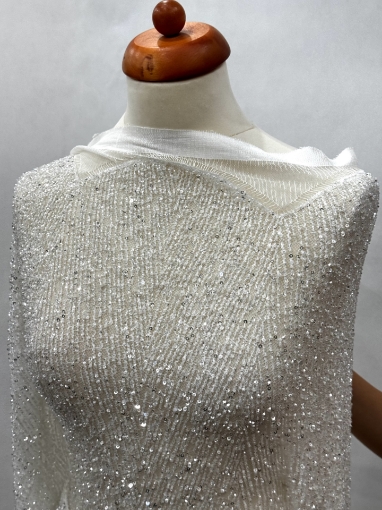 Imagine Fjola Bridal - Broderie cu margele si paiete pe dantela