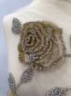 Imagine Gold Roses - Panou floral aplicatie gold&silver