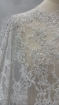 Imagine Bridal Orchids - Dantela brodata cu perle si margele - white